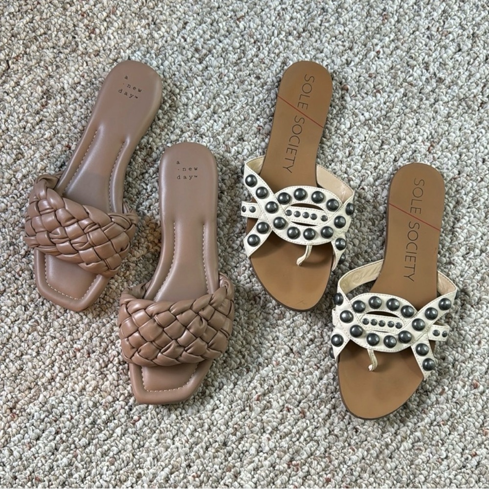 Women’s Sandals - Set of 2 Pairs
